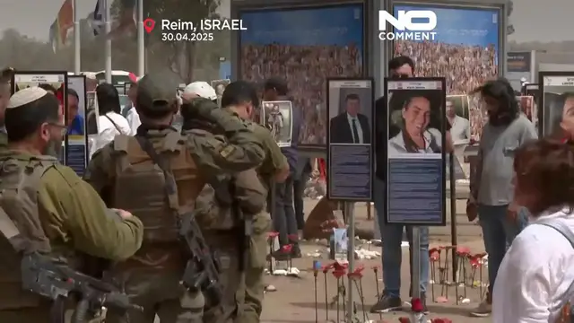 'Video thumbnail for Nova festival victims remembered on Israel's Memorial Day'