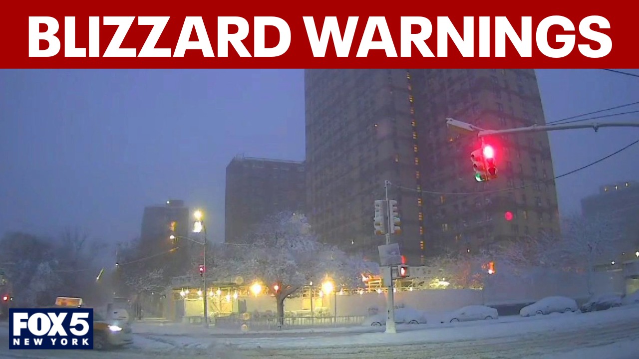 Video thumbnail for Latest on NYC roads | Snowstorm ride-along