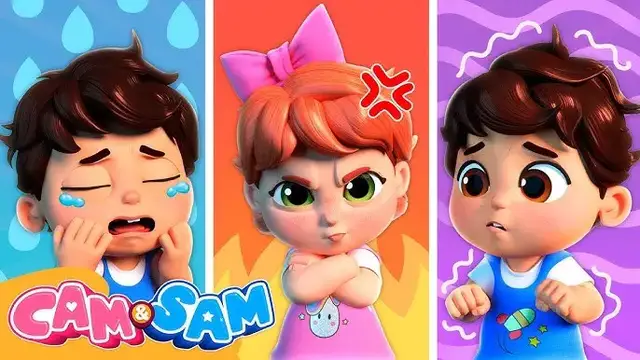 'Video thumbnail for Emotions Songs 🥺😱🙂 Babies Learn Emotions (Episode 28)| Kids Songs & Nursery Rhymes | Cam & Sam (1)'