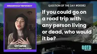 Video thumbnail for Oriana would take Halsey on her dream road trip. In the backseat of your Rover, ala Chainsmokers?