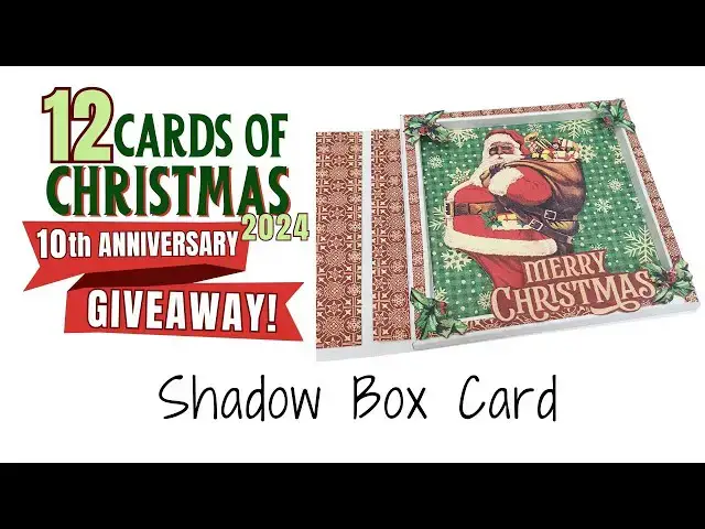 Video thumbnail for 12 Cards of Christmas 2024 - Shadow Box Card
