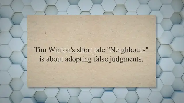 Video thumbnail for Summary of Neighbours by Tim Winton | Class 12 English