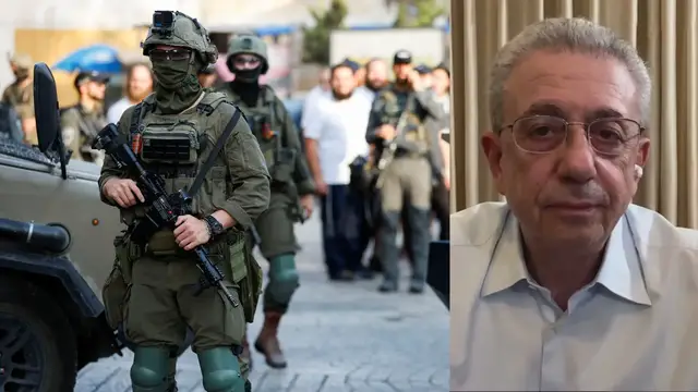 'Video thumbnail for Israeli raids, settlements eliminating any chance for a Palestinian state: Mustafa Barghouti'