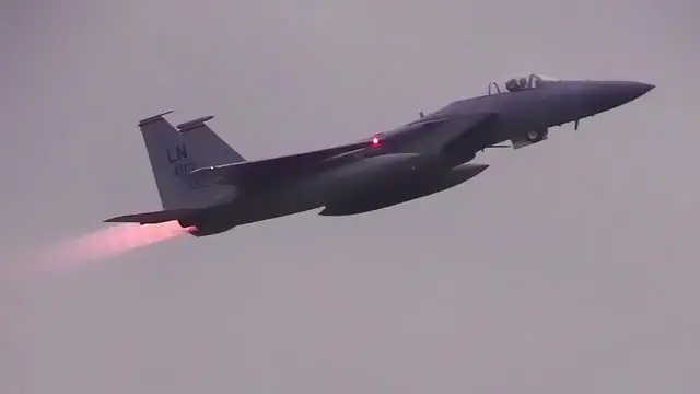 Video thumbnail for USAF F-15 Eagles In Lithuania • NATO Baltic Air Policing