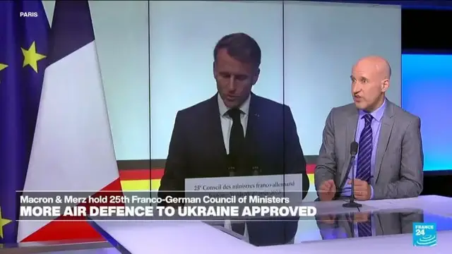 'Video thumbnail for Macron says France and Germany are determined to protect EU digital legislation'