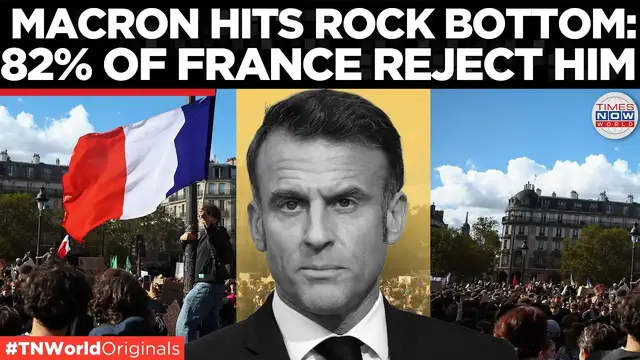 Video thumbnail for MACRON IN CRISIS: France's Least Popular Leader as 82% Disapprove Amid Political & Economic Turmoil