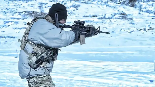 'Video thumbnail for U.S. Army and Italian Soldiers Snow Range (2022)'