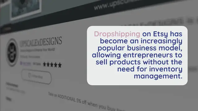 'Video thumbnail for Legal and Tax Considerations for Etsy Dropshipping'
