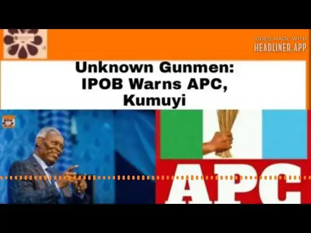 Video thumbnail for Unknown Gunmen: IPOB Warns APC, Kumuyi ~ OsazuwaAkonedo