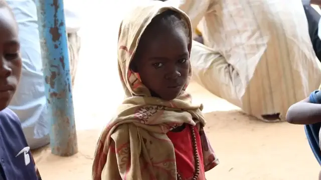 'Video thumbnail for Starving Sudanese resort to animal feed in besieged el-Fasher'