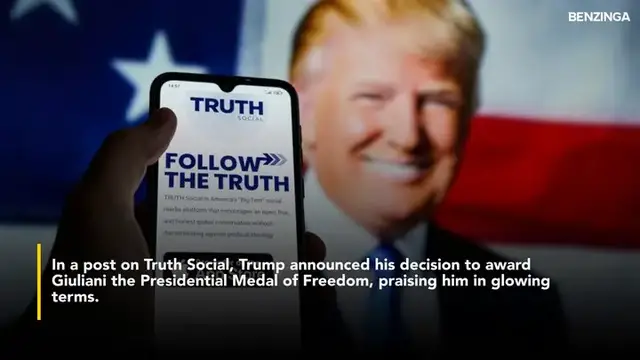'Video thumbnail for Trump Calls Rudy Giuliani 'Greatest Mayor In The History Of New York City,' Announces Presidential Medal Of Freedom'