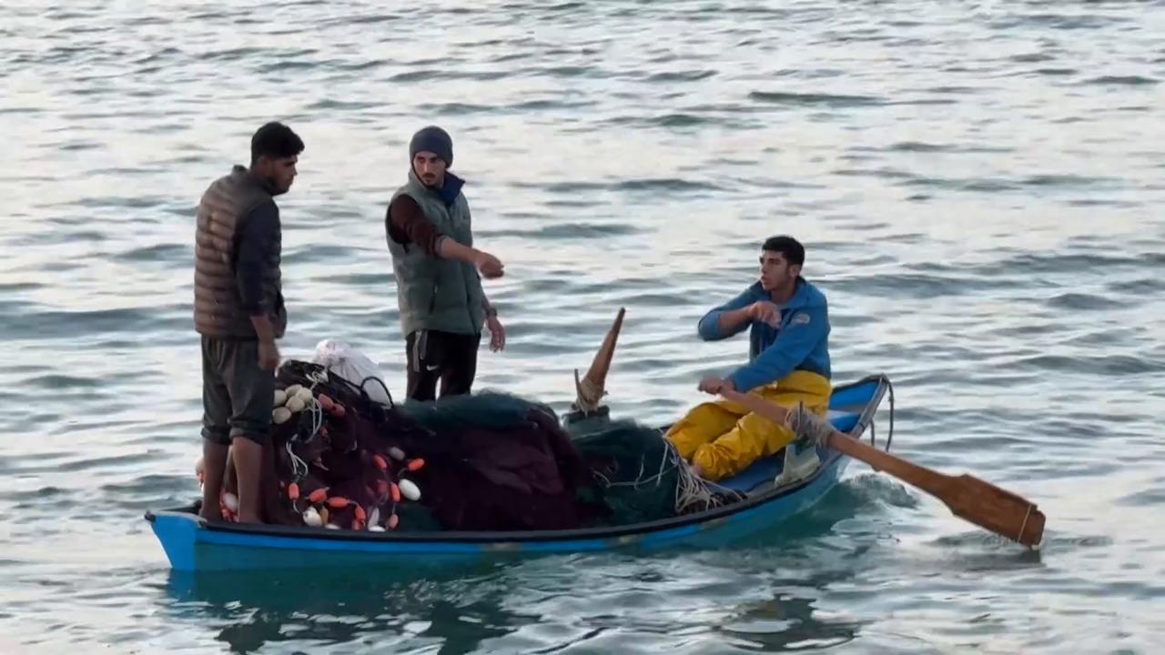 Video thumbnail for Gaza Beach Displaced Palestinians Daily 62.