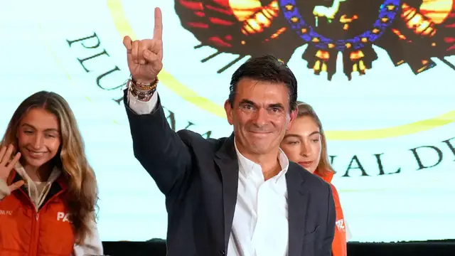 'Video thumbnail for Bolivia's president-elect Rodrigo Paz vows unity, economic reform in new political era'