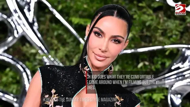 Video thumbnail for Kim Kardashian 'worries' about exposing her children to fame.