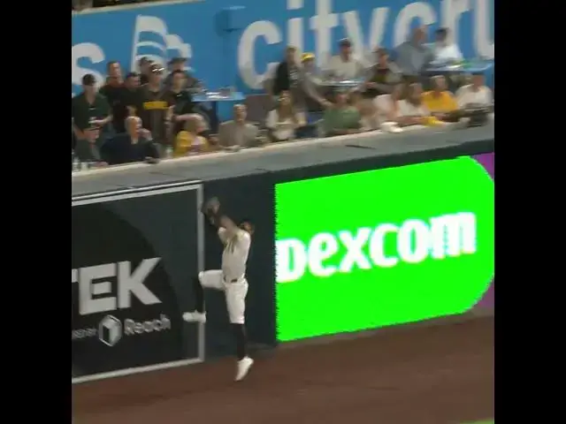 'Video thumbnail for Fernando Tatis Jr.'s AMAZING HOME RUN ROBBERY CATCH!!! | 09/09/2025'