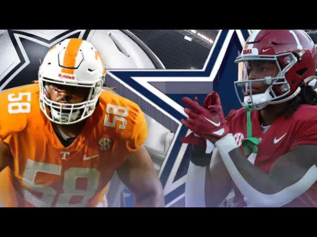 Video thumbnail for law nation sports: cowboys dream draft scenarios & breakdown: nfl draft prospects, defensive & offensive line analysis