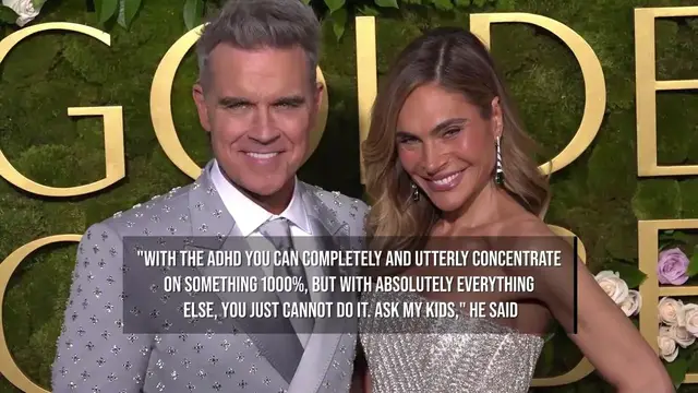 Video thumbnail for IN CASE YOU MISSED IT: Robbie Williams reveals autism diagnosis.