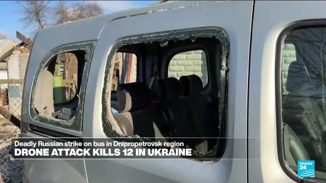 Video thumbnail for Russia strikes a maternity hospital and a miner's bus in Ukraine, killing at least 21