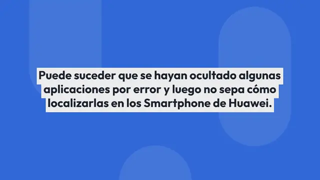 Video thumbnail for Cómo mostrar aplicaciones ocultas en Huawei