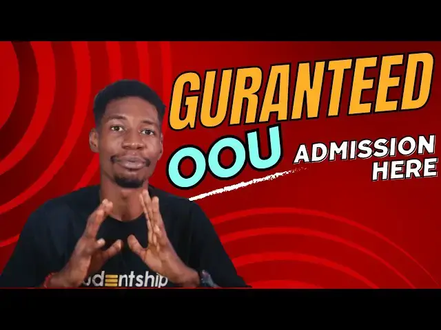 'Video thumbnail for How to Pass OOU Post UTME Screening Exam and Gain Admission'