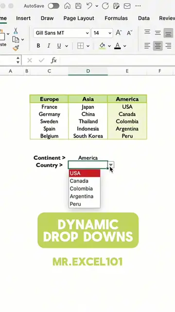 'Video thumbnail for How to Create dynamic drop downs in Excel using the INDIRECT function '