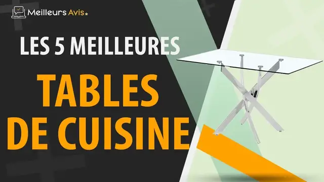 Video thumbnail for ⭐️ MEILLEURE TABLE DE CUISINE - Avis & Guide d'achat (Comparatif 2022)