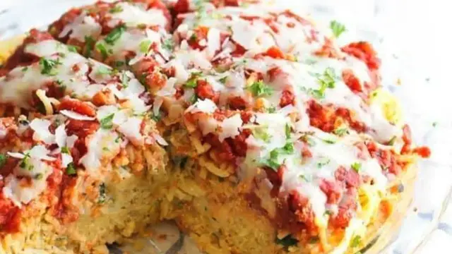 'Video thumbnail for Spaghetti Pie recipe'