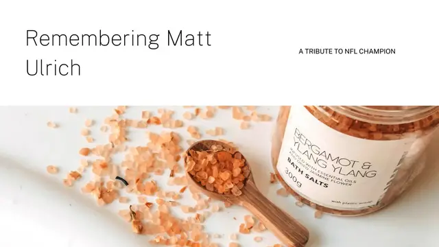Video thumbnail for NFL Champion Matt Ulrich Passes Away at 41