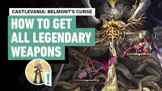 Video thumbnail for Castlevania: Belmont's Curse - How to Get All Legendary Weapons