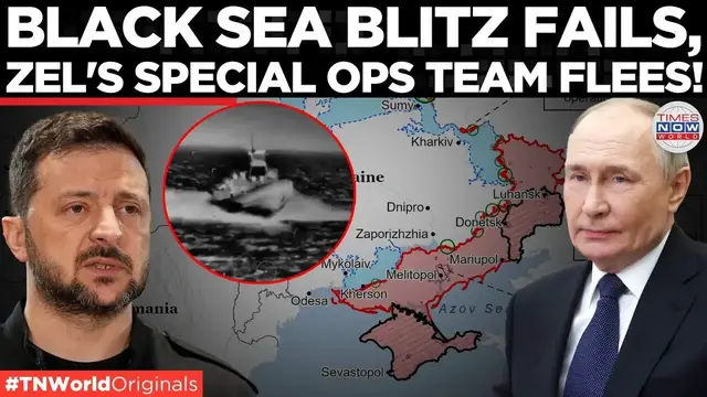 Video thumbnail for Ukraine’s ‘Gamble’ Fails, Russia Unleashes Blow to Kyiv's Elite ops in Black Sea Ambush| TN World