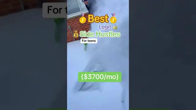 'Video thumbnail for Best Legit Side Hustles for Teens: Make $3700/Month!'