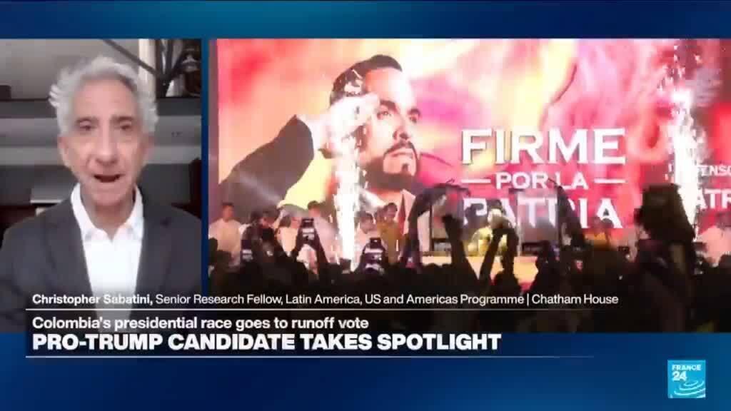 Video thumbnail for Pro-Trump candidate lead in Colombia 'part of Donroe doctrine' asserting itself in region