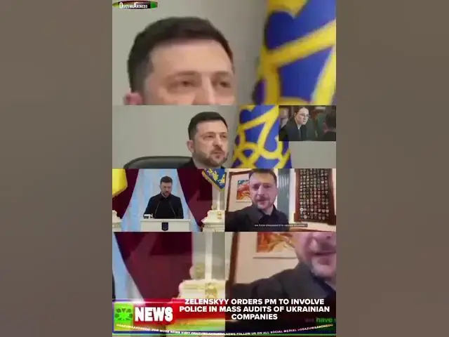 Video thumbnail for Zelenskyy Orders PM To Involve Police In Mass Audits Of Ukrainian Companies