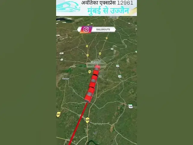 Video thumbnail for Mumbai se ujjain mahakal train route time kiraya #trending #trendingreels #trainvideo #viralreel