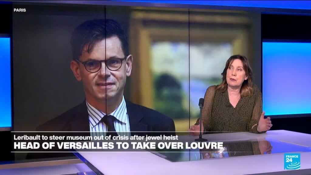 Video thumbnail for France tasks Versailles director with overhauling Louvre after heist