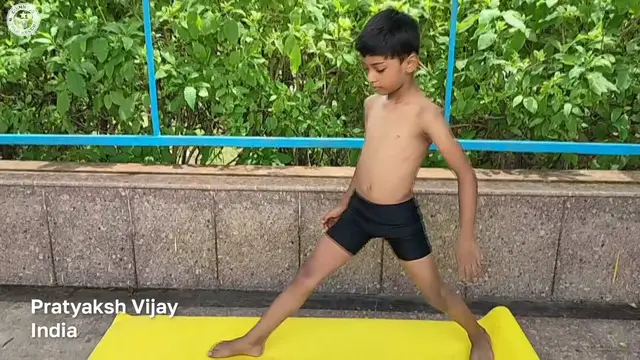 Video thumbnail for Youngest yoga instructor