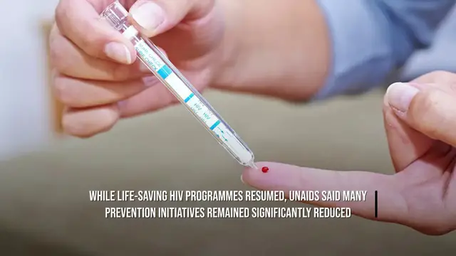 Video thumbnail for UNAIDS Warns HIV Could Resurge As Global Funding Falls.