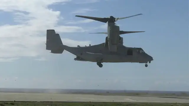 Video thumbnail for U S  Marine Raid • MV 22 Osprey November 2025