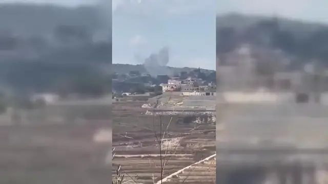 Video thumbnail for Lebanon: Israeli Army Carries Out Strike in Southern Lebanon.