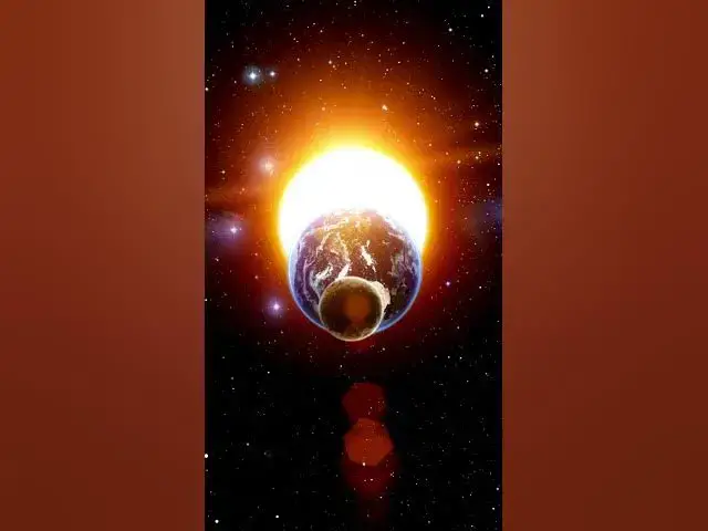 'Video thumbnail for Eclipse: When Shadows Dance Across the Sky #space #viralvideo #universe #solarsystem #planet'