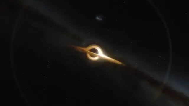 Video thumbnail for In 2019, astronomers captured a black hole waking up and devouring matter