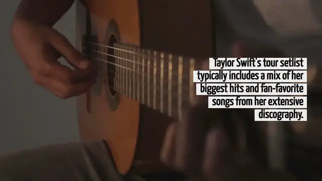 'Video thumbnail for What Songs Is Taylor Swift Singing On Tour'