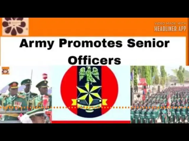 Video thumbnail for Army Promotes Senior Officers ~ OsazuwaAkonedo