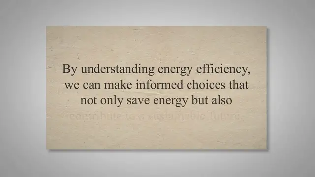 Video thumbnail for Unlocking the Power of Energy Efficiency: A Practical Guide to Saving Energy and Transforming the Future