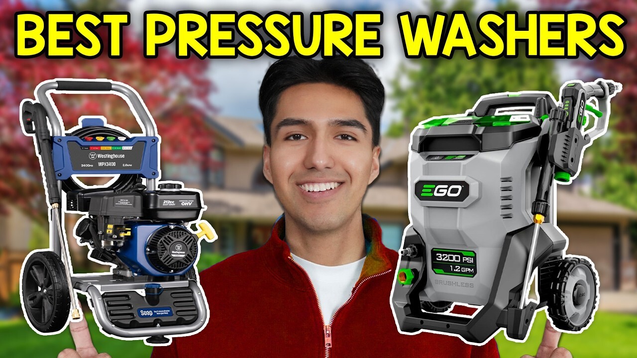 Video thumbnail for 10 Best Pressure Washers In 2026 (Greenworks, DeWalt, Simpson, Etc)