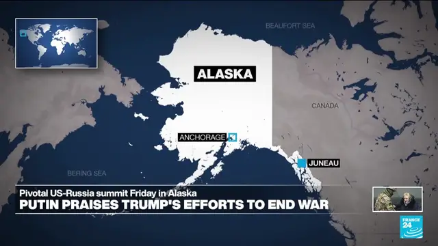 'Video thumbnail for Putin praises Trump’s efforts to end Ukraine war'