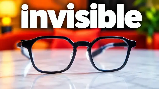 Video thumbnail for Invisible AI display! RayNeo iO AI Glasses