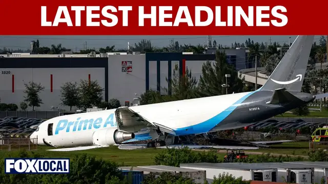 Video thumbnail for 5 dead in Miami Amazon plane crash; NYC tightens West Indian Day Parade security