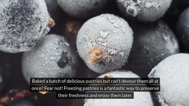 Video thumbnail for How to Freeze Pastries?