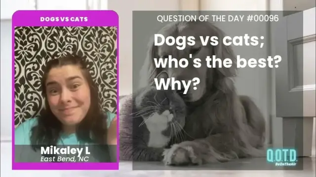 Video thumbnail for Mikaley loves to hang out with her dog. Her fur baby!